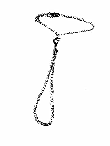 Pulsera anillo baciamano de plata de ley con diseño de corazón exclusivo