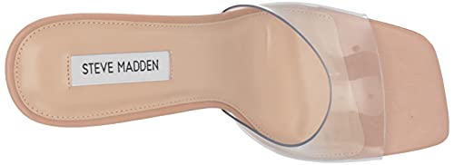 Steve Madden Womens Signal Heeled Sandal, Clear, 8.5 Us #TOP4