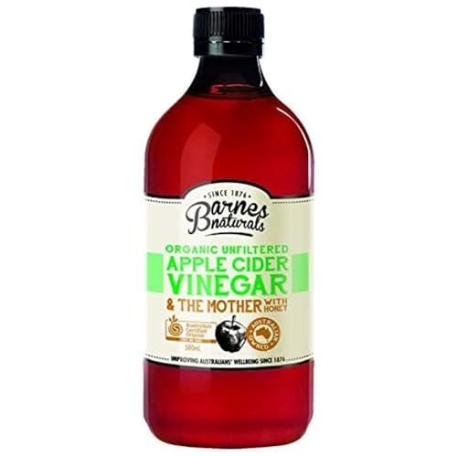Barnes Naturals Organic Apple Cider Vinegar with The Mother and Honey 500 ml