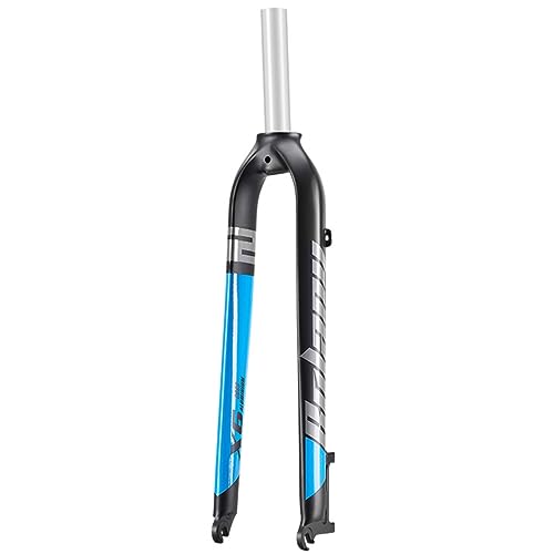 Fourches rigides de VTT 26 pouces en aluminium bleu haute performance