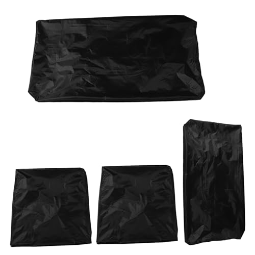 lurrose 防水?外家具カバー点 折りたたみチェア収納対応 耐風耐外線製 園パティオ用テーブルソファ椅子保護カバー