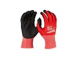 Milwaukee 48-22-8903 X-Large Nitrile Dipped Work Gloves, Red