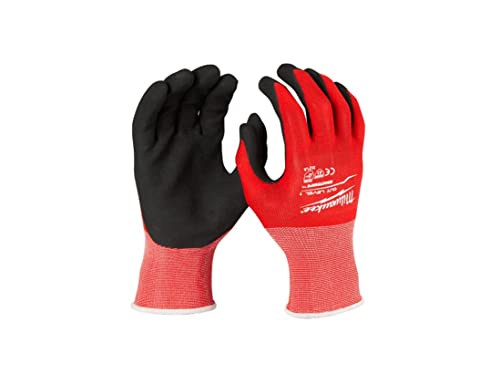 Milwaukee 48-22-8903 X-Large Nitrile Dipped Work Gloves, Red #TOP26