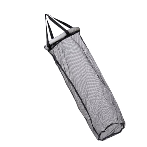 Cesta flotante para peces: cesta de pesca flotante plegable con jaula de red portátil, jaula de cebo de pescado de secado rápido para almacenar cebos, cangrejos de río y pececillos | Duradera, diseño