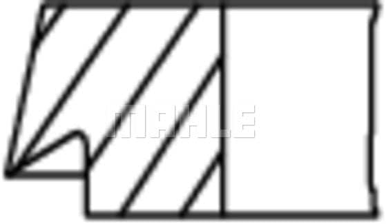 MAHLE 083 20 N0 Engine Piston Ring Set