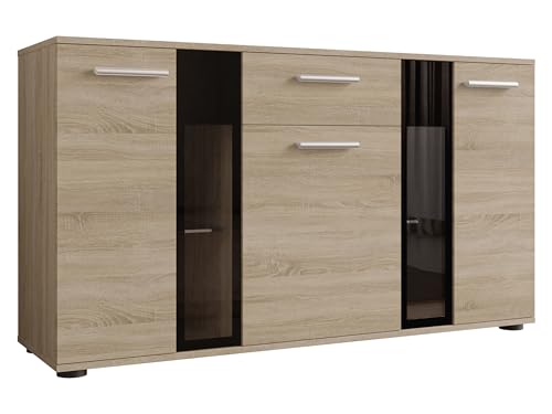 Mirjan24 Kommode Salsa Anrichte Highboard Sideboard Schrank Naturtöne...