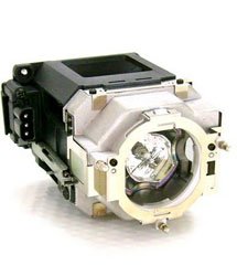 Repuesto lámpara y carcasa para proyector Sharp XG-C455W miniatura 1