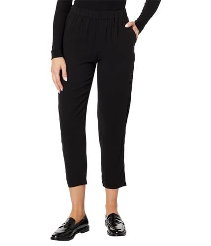Women's Petite High Waisted Tapered Ankle Pants