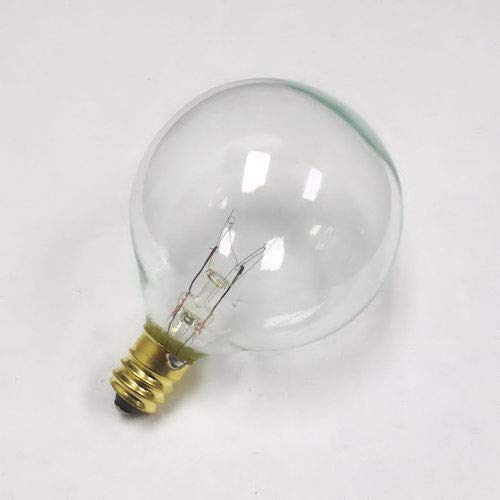 Sival G50 Globe Light Bulb, 7 Watts, Candelabra (E12) Base, 2" Diameter, Pack Of 25 (G16-1/2) #TOP1