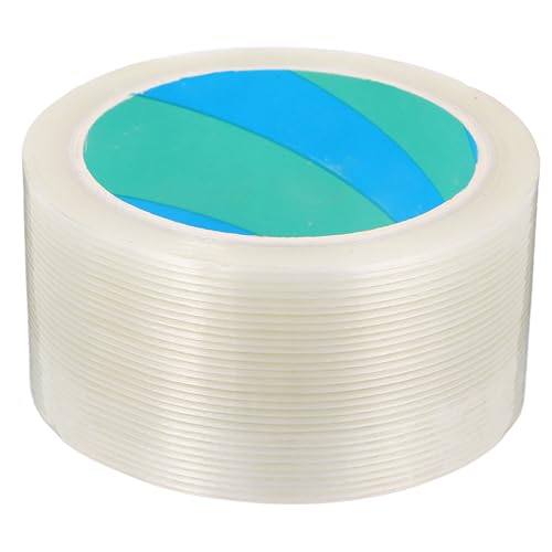 TINEASUR Fiberglass Fiber Tape 50Mm X 20M High Adhesion Reinforced Packaging Tape for Shipping and Sealing Industrial Use