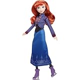 マテル アナと雪の女王（Disney Frozen） アナ（アイススケート）きせかえ人形・ハウス ままごと・ごっこ遊び 3歳から ブルー JBG54