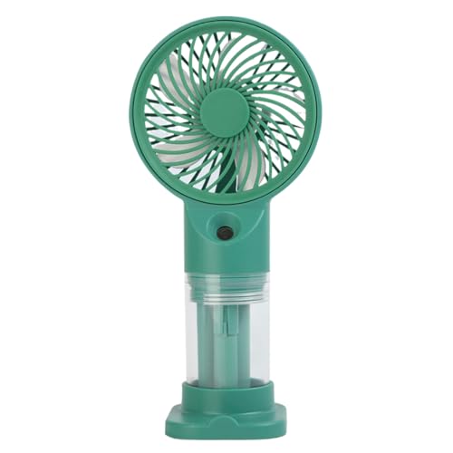 KACCDE Ventilador portátil de mano de 3 velocidades ajustable por USB, recargable, funciona con pilas, ventilador de escritorio para viajes, oficina y exteriores