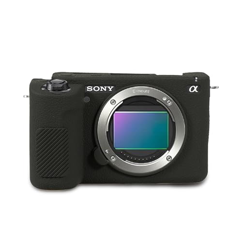 Funda para cámara Sony ZV-E1 silicona protectora negra miniatura 1