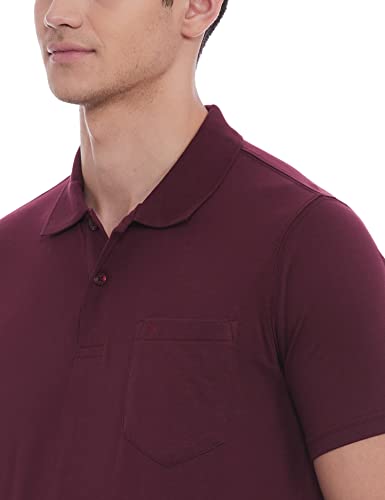 Image of Monte Carlo Mens S.Blue Plain Collar T-Shirt |22203401-167