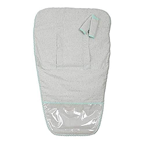 Matelas pour chaise babyline 5000637 eau marine pour chaise haute
