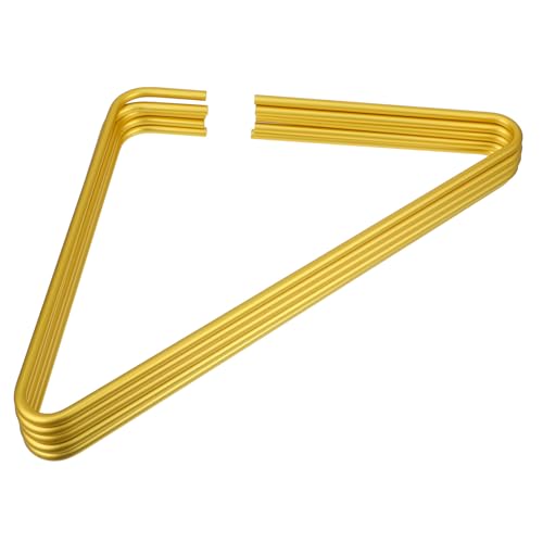 jojofuny 5 Perchas Sólidas de Aleación de Aluminio para Ropa y Mantas Diseño Triangular Abierto Antideslizante Colgador Multiusos para Armario Organizador Práctico para Pantalones y