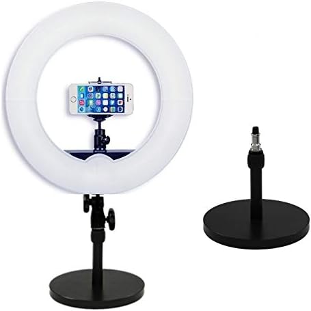 Prismatic 14" Mini Halo Ring Light with Weighted Light Stand