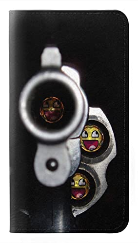 Housse Samsung Z Fold 6 Cuir Smile Bullet Gun pour Style Urbain