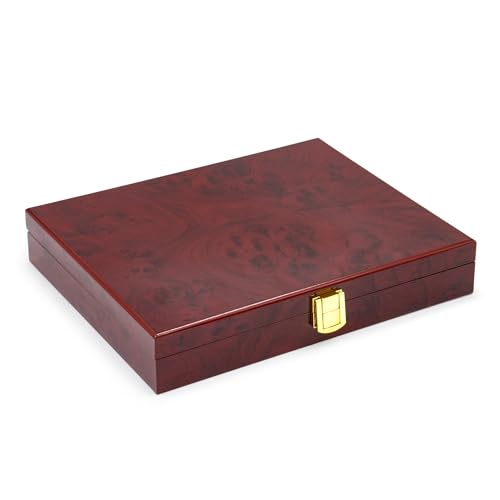 Estuche Safe 5797 de madera contra el deterioro de monedas de 10 y 20 euros en latas