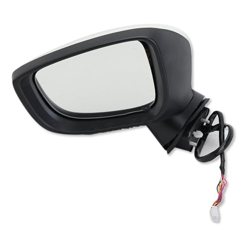 Retrovisor Exterior Para MAZDA 3 Para AXELA BN BM 2013 2014 2015 2016 2017 8 PINES Señal LED Retrovisor Exterior Espejo Retrovisor Eléctrico Plegable Calefacción Completo Espejos Retrovisor(Izquierda)
