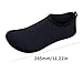 Otbushit Water Shoes Mens Womens Beach Shoes – Quick Dry Barefoot for Outdoor Swimming Surf Diving Boating Black 48-49