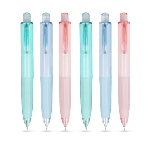 Bolígrafos Retráctiles de Tinta Negra Gel Punta Fina 0.5mm (Pack 6) miniatura 1