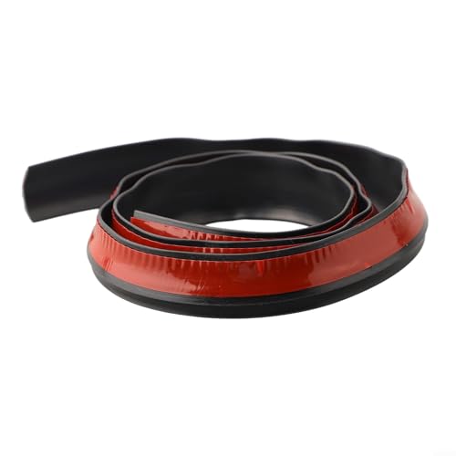 Jonikuper Tira impermeable, hecha de material de silicona flexible, tira de sellado para bandeja de ducha, tira impermeable para fregadero, tina, encimera, baño, cocina, suelo (negro, 100 cm)