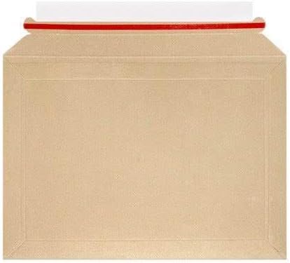 iDEALS UK PACKAGING LTD Capacity A3 Size Cardboard Mailer Envelopes, 321x467mm, Strong F-Flute, Expandable to 50mm, Pack of 25
