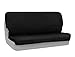 Coverking Custom Fit Front Solid Bench Seat Cover for Select GMC Models - Velour (Black)