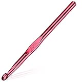 Coopay Ergonomic Large Knitting Needle Weave Yarn Craft, Durable and Lightweight Crochet Hook, Ideal Gift for Women - Beginner Crochet Needles (Ganchillo Ergonómico, Aguja de Punto) (8.0mm)