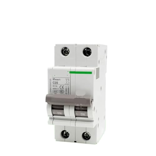 Disjoncteur 2P 32A courbe C avec pouvoir de coupure 6KA pour réseau 400V