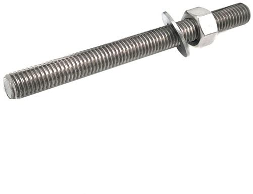 DECENT AIR SYSTEM® Fully Threaded Rods with Hex Nuts and Washers M8x165mm Pack Of 5 Pcs-image-16