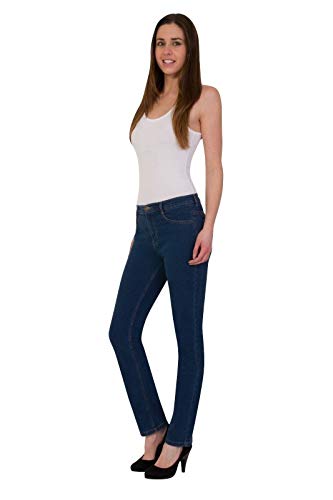 ladies straight leg jeans size 14
