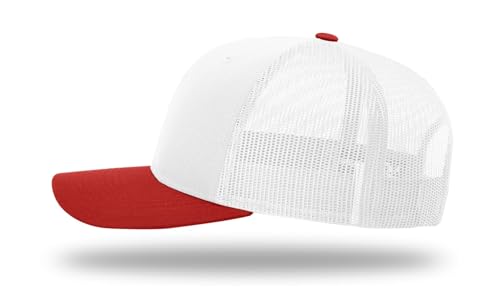 Image of Richardson 112 Trucker Hat - Premium Adjustable Snapback Hat - Structured Six Panel Richardson Blank Caps