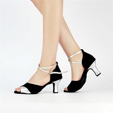 CINMIDY scarpe da ballo latino Tango Salsa Rumba sala da ballo raso