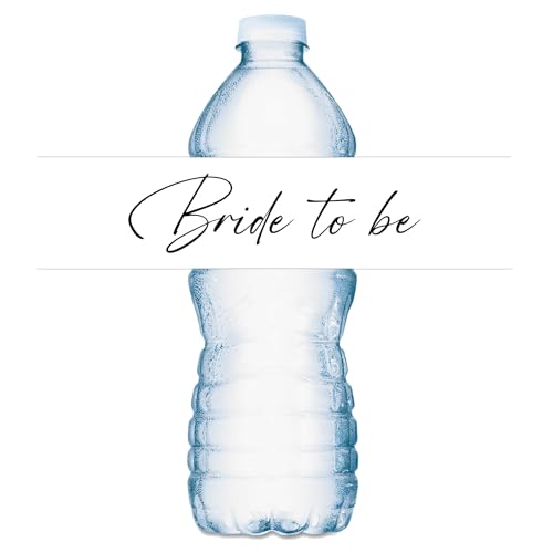 Stickers bouteille d'eau Bride to Be étanches pour réussir la déco de votre EVJF
