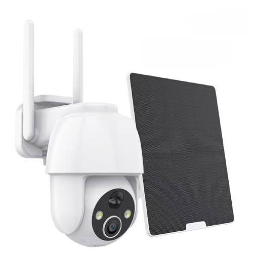 Wireless Outdoor 4G LTE Cellular Solar Security Camera(SIM Card Included),