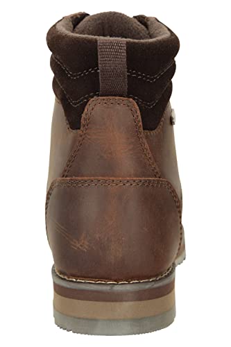 Mountain Warehouse Makalu Mens Waterproof Leather Boots -Hiking Shoes Brown 10 M Us Men #TOP3