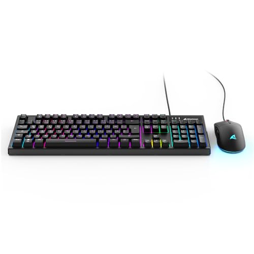 Combo de teclado y ratón gaming Sharkoon Skiller SGB15 con RGB y diseño de 3 bloques 3