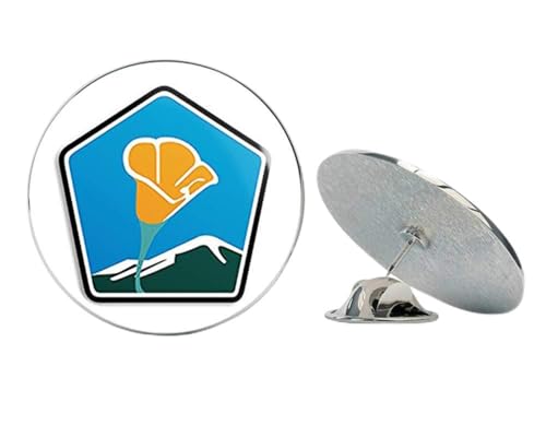 California Scenic Road (Poppy Logo Route Highway) Metal 0.75