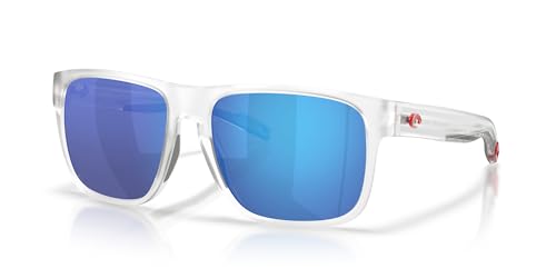 Image of Costa Del Mar Sunglasses for Men-SpearoXL Mens Polarized Sunglasses 580G 59 | Polarized Fishing Glasses with UV Protection - Costa Sunglasses for Boating, Beach & Driving - Mt. Clear /Bl. Mirror 580G