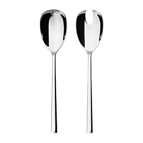 Divitis Home Sirius Luxury X-Large Salad Serving Spoons 2-piece 18/10 Stainless Steel: Salad