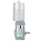 Motorreductor DC 12V, Motorcito Eléctrico de Engranaje Metálico, 500rpm,...