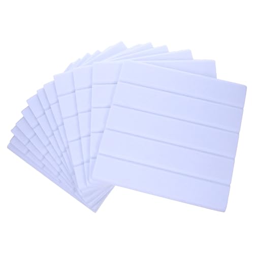 WOONEKY Lot de 12 Panneaux Acoustiques Muraux Auto-Adhésifs en Polyéthylène