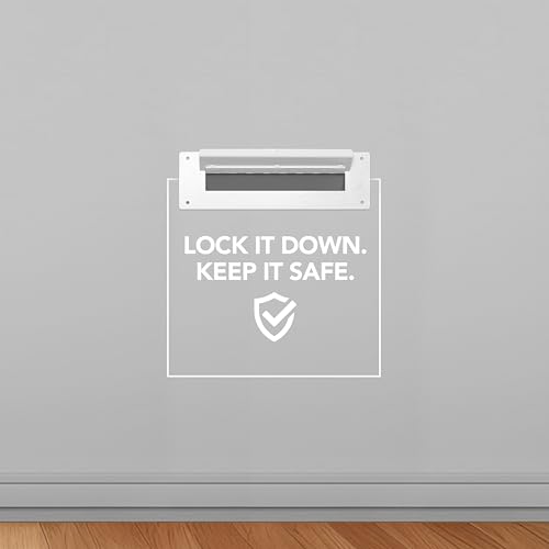 Image of Durabox Through-the-Wall Drop Box Deposit Safe 17 x 13 x 7 inch - Heavy Duty Steel Mailbox with Lock for Receiving Mail, Checks, Letters, Cash and more for Home, Office and Commercial Use (D700) (Gray)