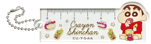 アイプランニング クレヨンしんちゃん アクリルものさしキーホルダー5cm チョコビ W85mm×H30mm×D3mm k1835A