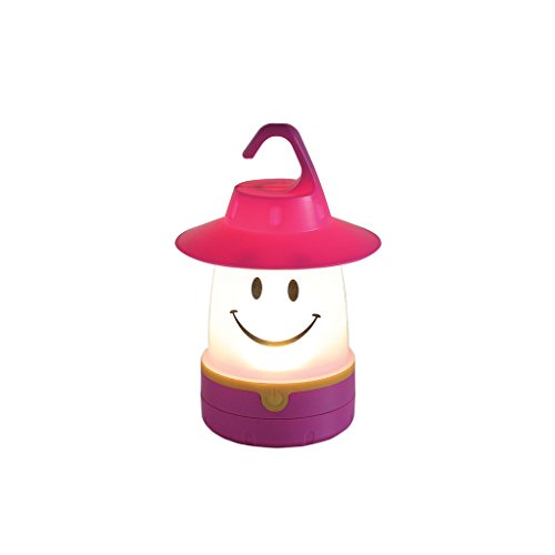 Smile LED Lantern: Portable Night Light Camping Lantern For Kids (Raspberry) - Thumbnail 7