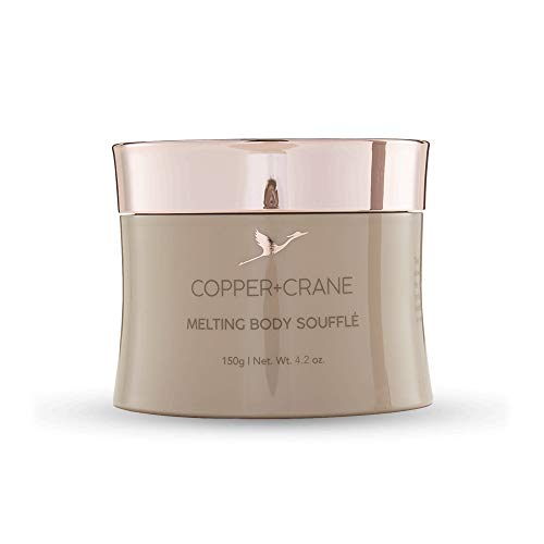 Body Moisturizing Cream | Argan, Avocado & Sweet Almond Oil | COPPER+CRANE Melting Body Souffle | Cruelty Free | Paraben & Sulfate Free | 4.2 oz.
