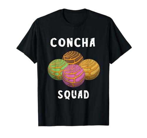 Concha Squad Spanish Conchas Pan Mexicana Equipo Camiseta