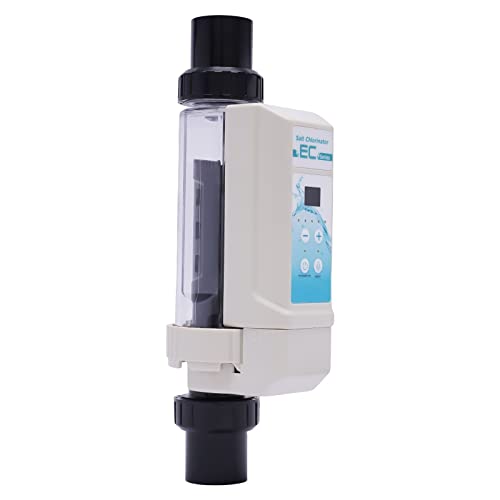 Generador de clorinador de sal para piscina de agua salada para desinfectante piscina con electrolisis salina sistema de agua salada transparente hasta 8 G/H 50 m³